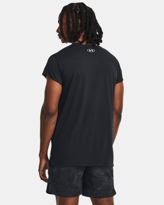 Men's Project Rock Cap Sleeve T-Shirt in Black image number 1